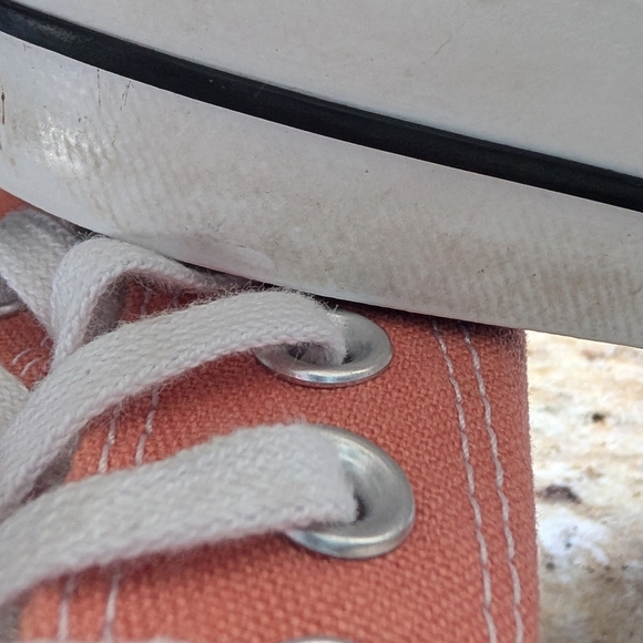 Converse All Star Coral Low Top Platform Sneakers - Picture 6 of 8